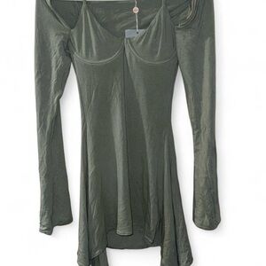 Oh Polly Sage Green Dress New With Tags Size 2